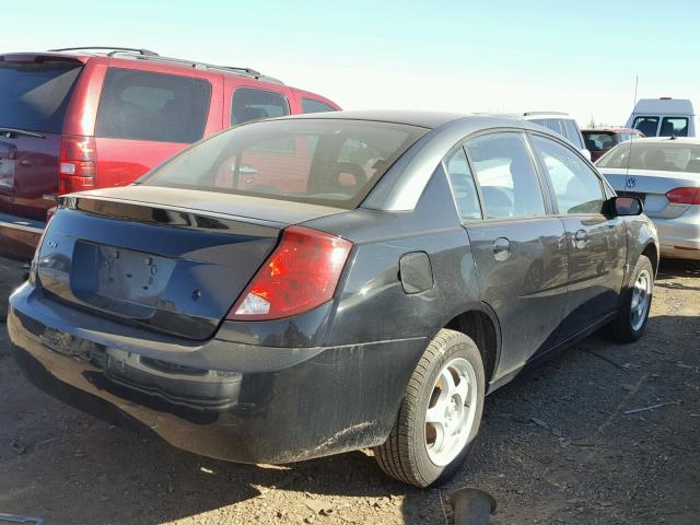 1G8AZ52F03Z100392 - 2003 SATURN ION LEVEL BLACK photo 4