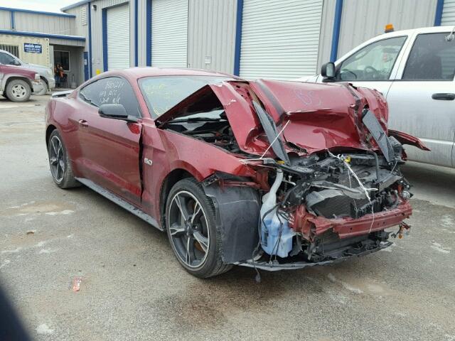 1FA6P8CF6H5290737 - 2017 FORD MUSTANG GT RED photo 1