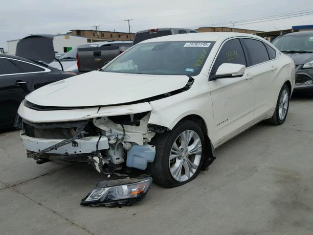 2G1125S33E9207605 - 2014 CHEVROLET IMPALA LT WHITE photo 2