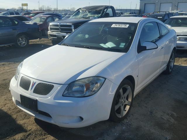 1G2AT18H797244524 - 2009 PONTIAC G5 GT WHITE photo 2