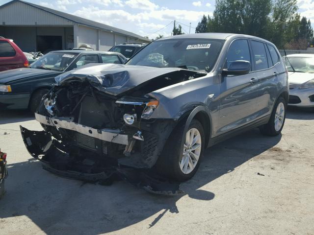 5UXWX9C58D0A12146 - 2013 BMW X3 XDRIVE2 Коричневый фото 2