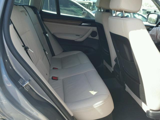 5UXWX9C58D0A12146 - 2013 BMW X3 XDRIVE2 Коричневый фото 6