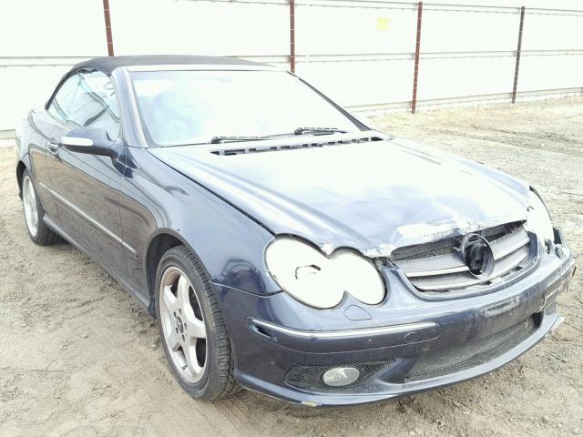 WDBTK75G94T020093 - 2004 MERCEDES-BENZ CLK 500 BLUE photo 1