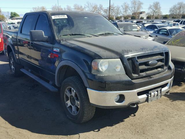 1FTPW14578FA59824 - 2008 FORD F150 SUPER BLACK photo 1