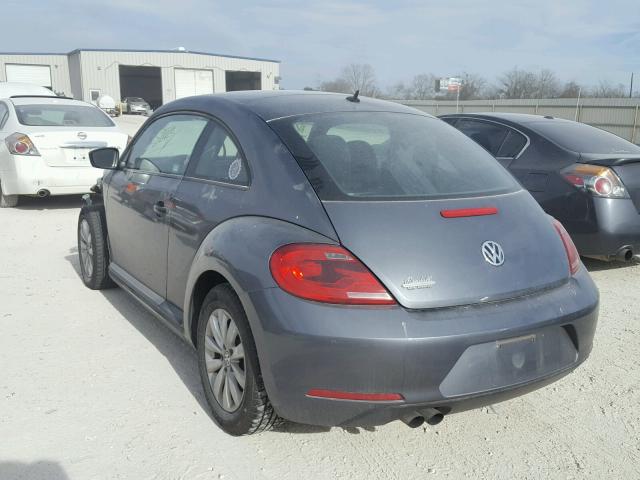 3VWF17AT9EM641819 - 2014 VOLKSWAGEN BEETLE GRAY photo 3