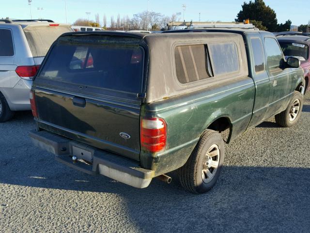 1FTYR14D82PA28330 - 2002 FORD RANGER SUP GREEN photo 4