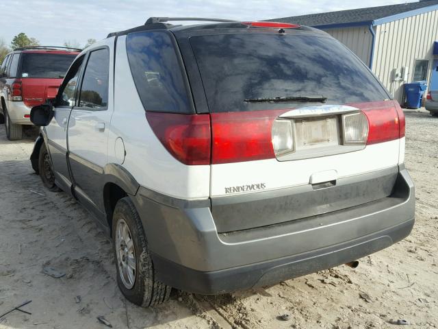 3G5DA03E74S549545 - 2004 BUICK RENDEZVOUS WHITE photo 3