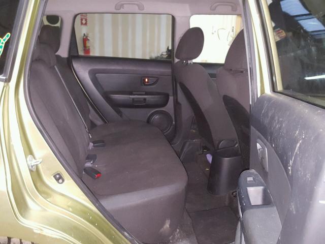 KNDJT2A5XC7478701 - 2012 KIA SOUL GREEN photo 6