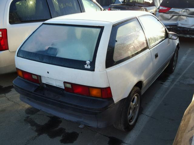 JG1MS2168KK715473 - 1989 GEO METRO WHITE photo 4