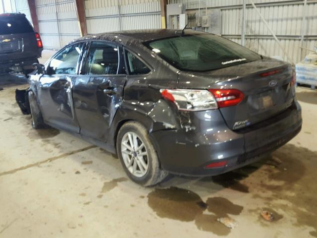 1FADP3F20FL311528 - 2015 FORD FOCUS SE GRAY photo 3