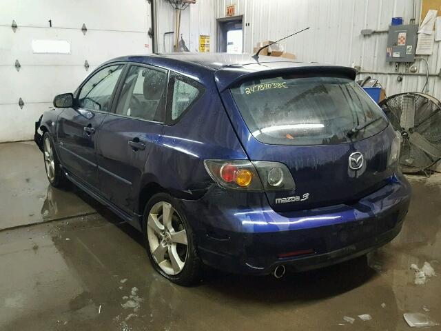 JM1BK143061516083 - 2006 MAZDA 3 HATCHBAC BLUE photo 3