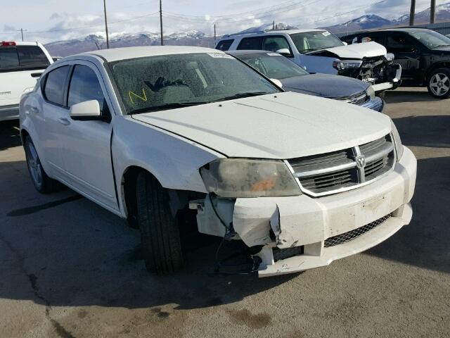 1B3LC76M28N654232 - 2008 DODGE AVENGER R/ WHITE photo 1