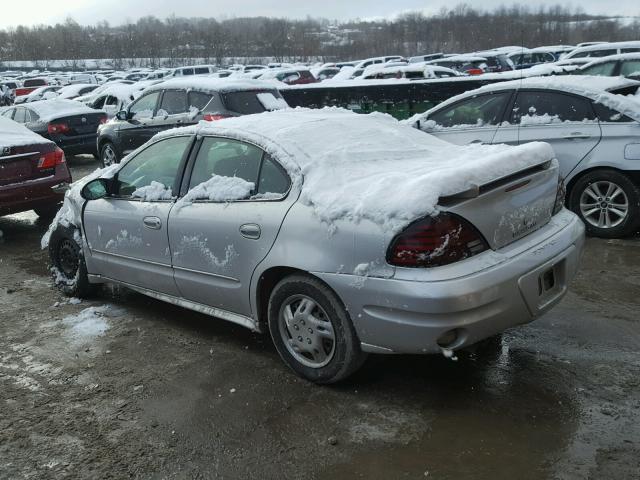 1G2NE52E15M150152 - 2005 PONTIAC GRAND AM S SILVER photo 3