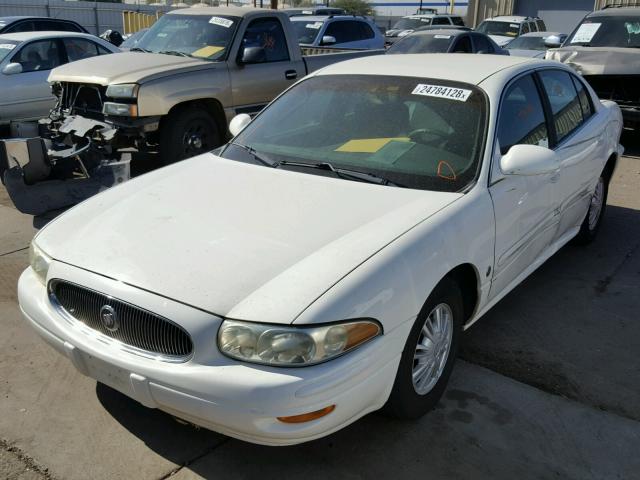 1G4HP52K644165619 - 2004 BUICK LESABRE CU WHITE photo 2