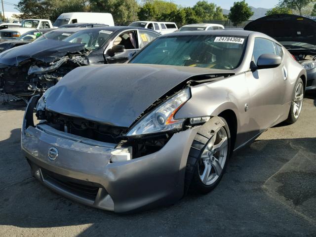 JN1AZ4EH8AM503790 - 2010 NISSAN 370Z GRAY photo 2