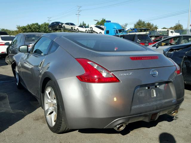 JN1AZ4EH8AM503790 - 2010 NISSAN 370Z GRAY photo 3