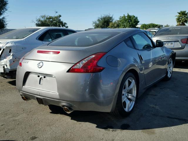 JN1AZ4EH8AM503790 - 2010 NISSAN 370Z GRAY photo 4