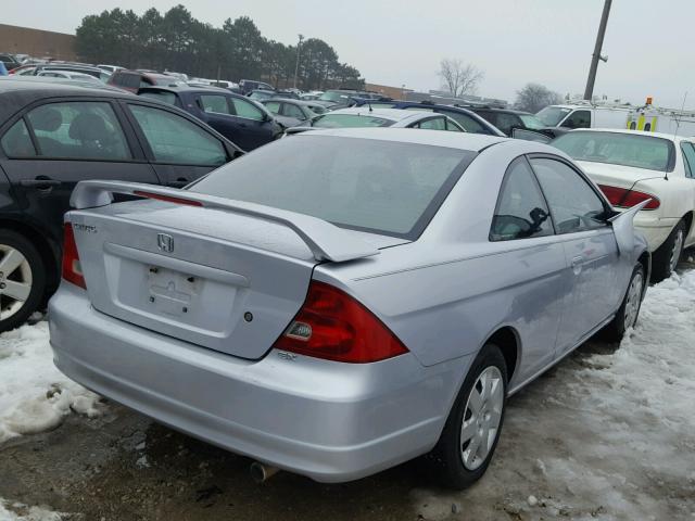 1HGEM21931L119522 - 2001 HONDA CIVIC SI SILVER photo 4