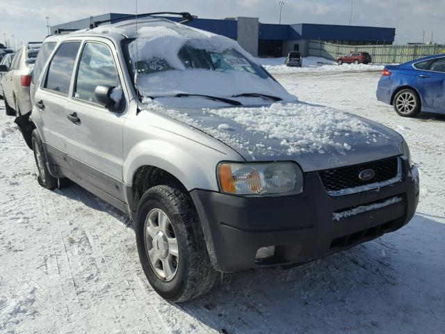 1FMYU03113KD79140 - 2003 FORD ESCAPE XLT SILVER photo 1