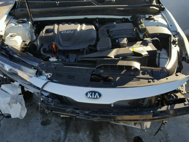 KNAGM4A71D5364956 - 2013 KIA OPTIMA LX WHITE photo 7