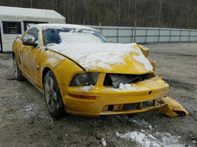 1ZVFT82H065134860 - 2006 FORD MUSTANG YELLOW photo 1