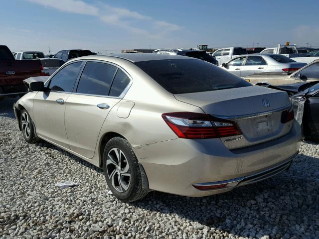 1HGCR2F30GA156500 - 2016 HONDA ACCORD LX GOLD photo 3