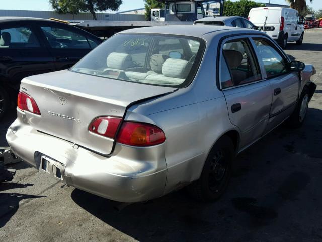 1NXBR12E1YZ376767 - 2000 TOYOTA COROLLA VE TAN photo 4