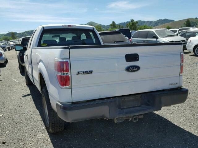 1FTFX1CF6EKD68707 - 2014 FORD F150 SUPER WHITE photo 3