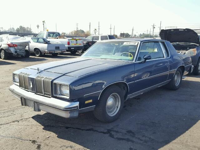 3M47H9R457700 - 1979 OLDSMOBILE CUTLASS SU BLUE photo 2