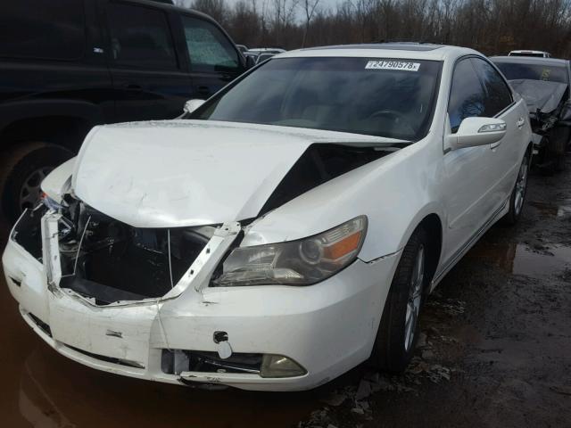 JH4KB26529C000710 - 2009 ACURA RL თეთრი ფოტო 2