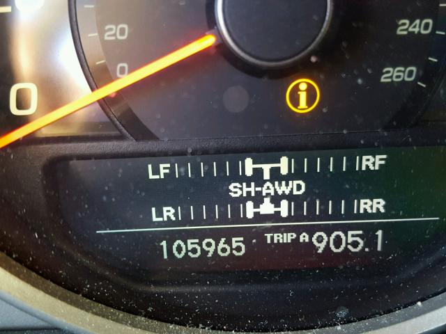 JH4KB26529C000710 - 2009 ACURA RL თეთრი ფოტო 8