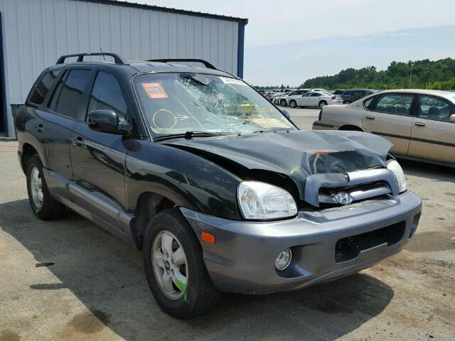 KM8SC13D56U105120 - 2006 HYUNDAI SANTA FE G GREEN photo 1