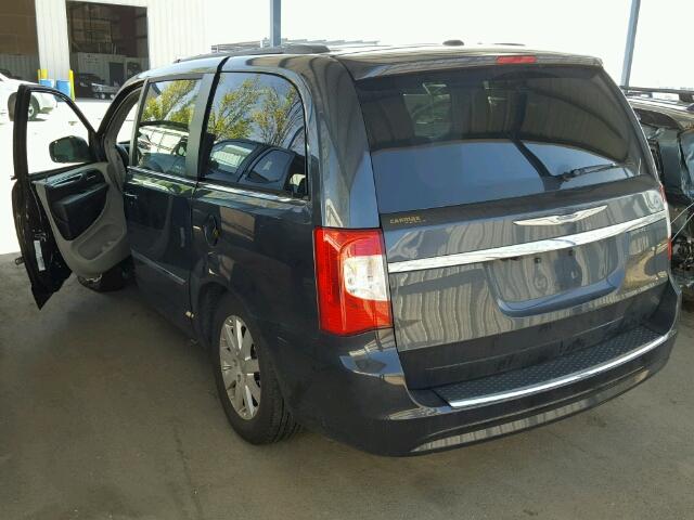 2C4RC1BG6ER336621 - 2014 CHRYSLER TOWN & COU BLUE photo 3