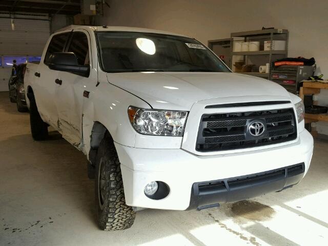 5TFDY5F14DX308860 - 2013 TOYOTA TUNDRA CRE WHITE photo 1