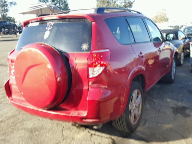 JTMZD32VX66012085 - 2006 TOYOTA RAV4 SPORT RED photo 4