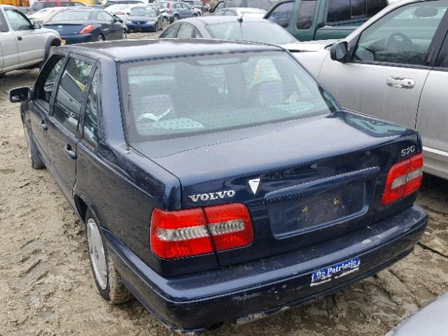 YV1LS55A8X2591905 - 1999 VOLVO S70 BLUE photo 3