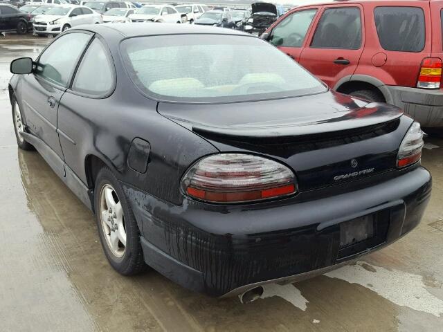 1G2WP12K9XF349504 - 1999 PONTIAC GRAND PRIX BLACK photo 3