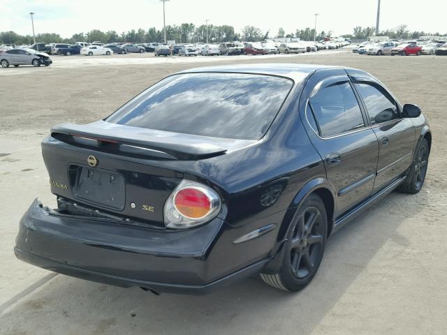 JN1DA31D82T434740 - 2002 NISSAN MAXIMA GLE BLACK photo 4