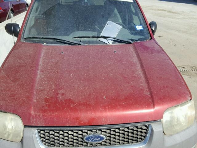 1FMCU04181KF31470 - 2001 FORD ESCAPE XLT RED photo 7