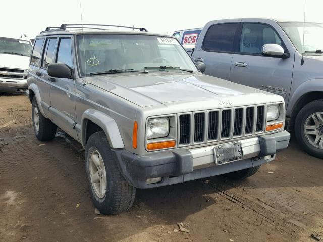 1J4FF48SXYL135822 - 2000 JEEP CHEROKEE S SILVER photo 1