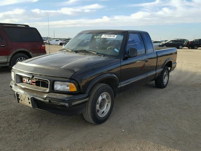 1GTCS19Z6R8532057 - 1994 GMC SONOMA BLACK photo 2