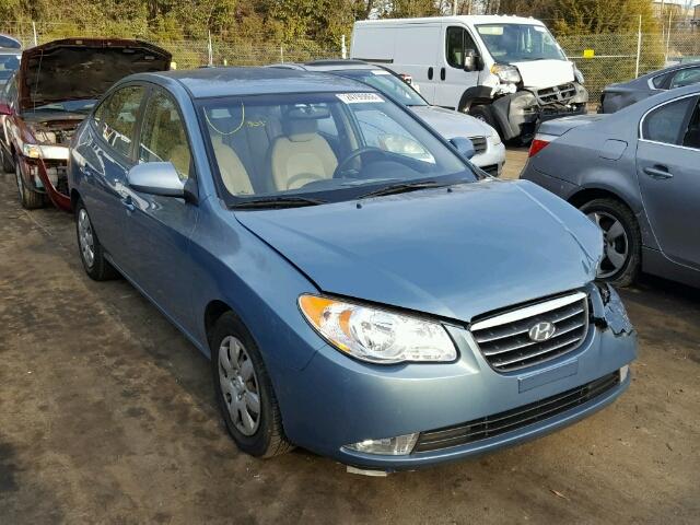 KMHDU46D57U091904 - 2007 HYUNDAI ELANTRA GL BLUE photo 1