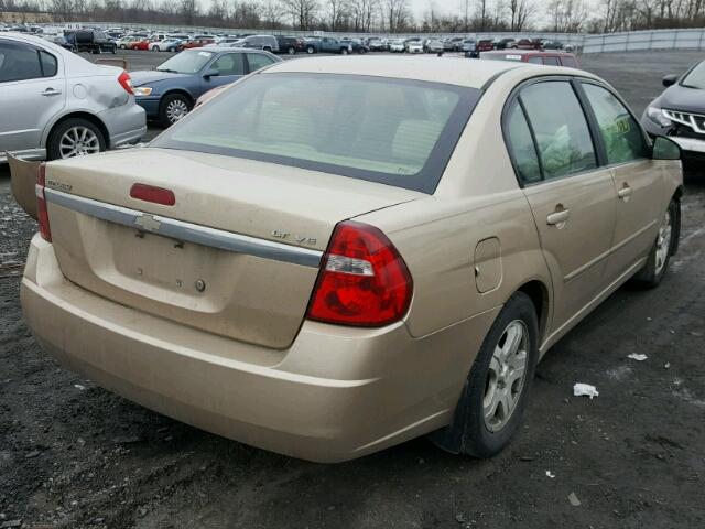 1G1ZU54874F103811 - 2004 CHEVROLET MALIBU LT GOLD photo 4