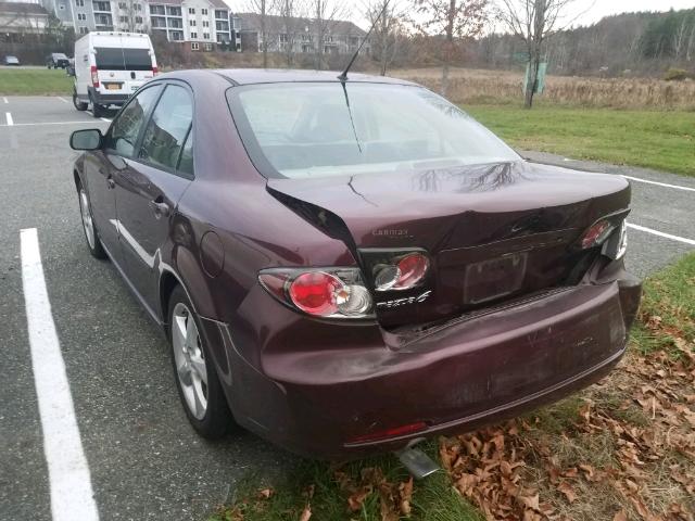 1YVHP80C885M10206 - 2008 MAZDA 6 I MAROON photo 3