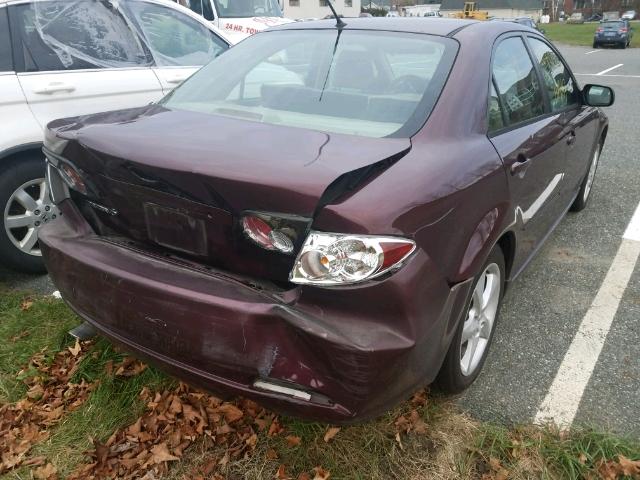 1YVHP80C885M10206 - 2008 MAZDA 6 I MAROON photo 4