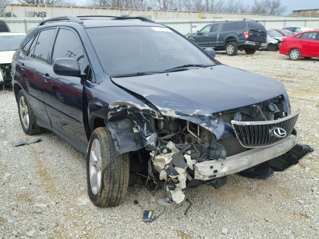 2T2HA31U84C002735 - 2004 LEXUS RX 330 BLUE photo 1