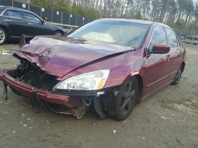 1HGCM556X3A019523 - 2003 HONDA ACCORD EX RED photo 2