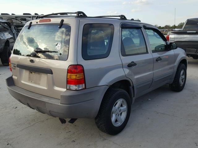 1FMYU03171KC18773 - 2001 FORD ESCAPE XLT TAN photo 4