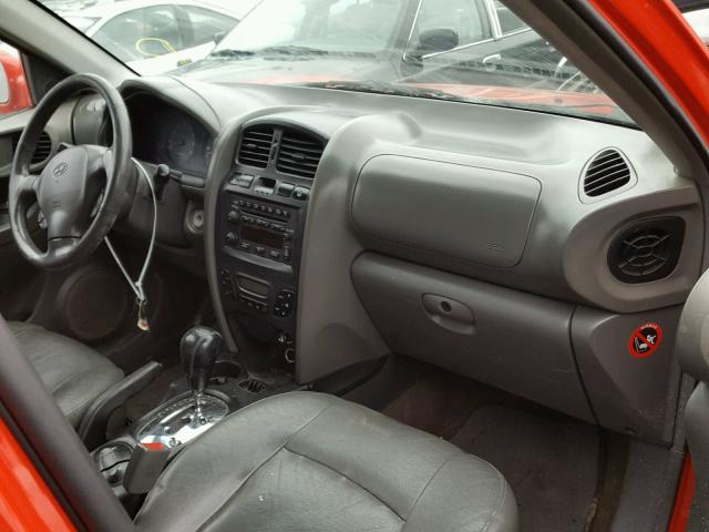 KM8SC73E33U544100 - 2003 HYUNDAI SANTA FE G RED photo 5