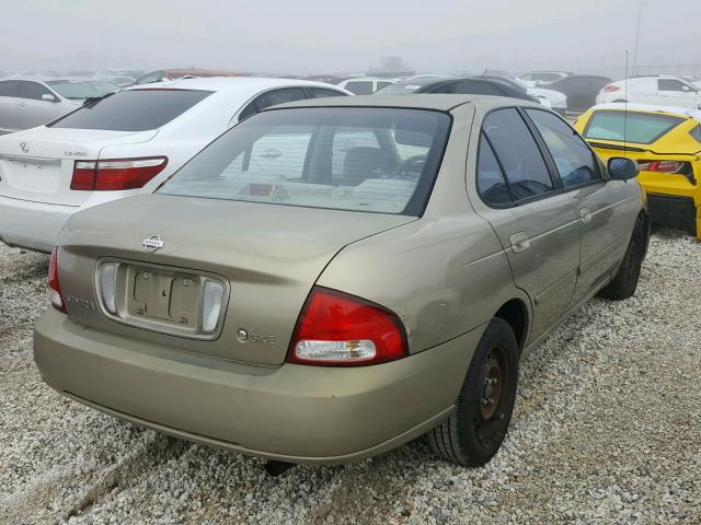 3N1CB51D7YL313330 - 2000 NISSAN SENTRA BAS GOLD photo 4